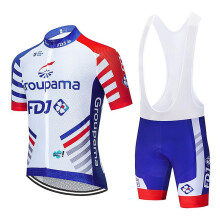 (2XL-wm10b-blauw rood) Premium damesfietsshirt voor comfortabele, prestatiegerichte ritten - Vochtafvoerend,
