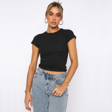 (XL-ESST028-preto) Camiseta de manga curta 2025: atualize seu estilo com nossa camiseta respirável,