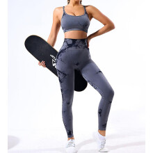(S-grau) Ultimatives Komfort-Yoga-Set mit hoher Taille, feuchtigkeitsableitendem Stoff und atmungsaktivem
