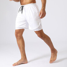 (XL-weiß)Pro Camo Shorts: Hochwertig, elastisch, bequem, pillingfrei, strapazierfähig, schmutzabweisend,