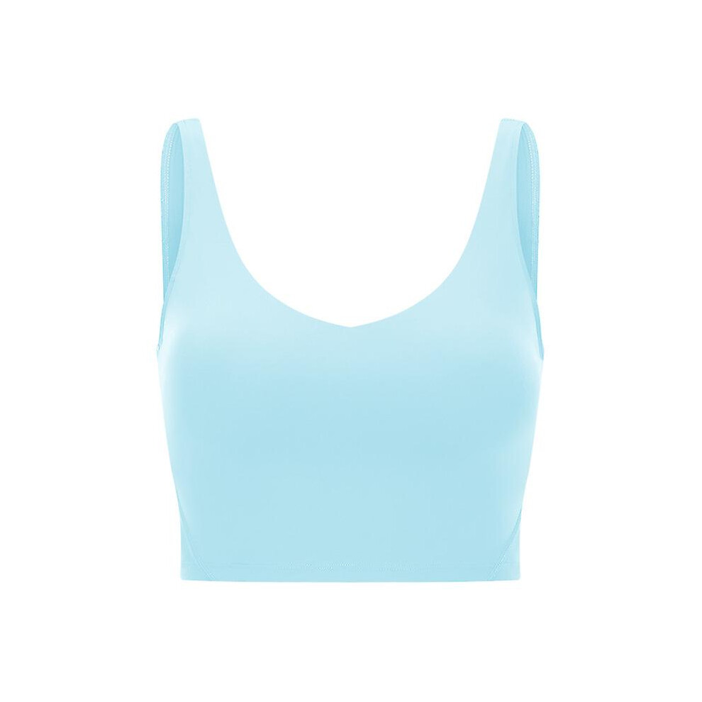 (4-bleu ciel)Découvrez le confort et le style avec notre débardeur de sport pour femme - Conception