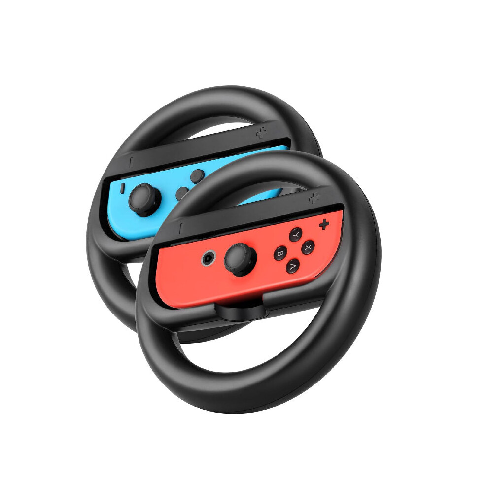 2 Of Set Nintendo Switch Joy Con Wheel Controllers Gamepad Mario Kart Racing