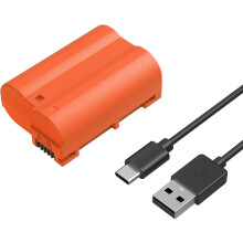 SMALLRIG 2400mAh EN-EL15C USB-C Battery for Nikon Z6 III, - Orange