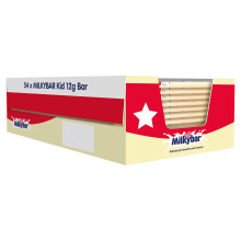 Milkybar Kid White Chocolate Bar 12g Bulk Buy (Pack of 54) Choc Kids Treat