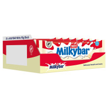 Milkybar White Chocolate Sharing Bar 90g Bulk Buy (Pack of 20) Choc Treat