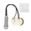 Microfone de contato piezo com 3 captadores transdutores e conector de pino final para Kalimba 4