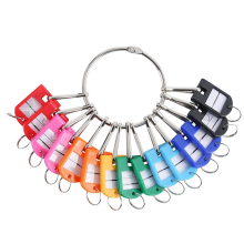 Draagbare metalen ringsleutelhouder met 20 veerhaken, labels en labelvenster