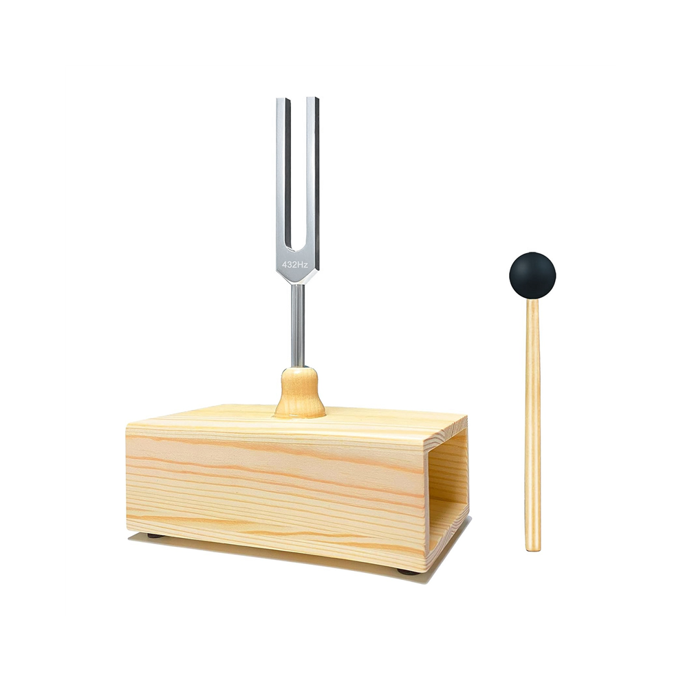 Kopinma 432 Hz Tuning Fork With Resonance Box,For Sound Healing,Tuning Teaching, Hearing Tests, Meditation