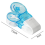 Pilulier portable, distributeur de comprimés, coupe-pilules, coupe-pilules, 2 pièces 5