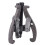 Extrator de rolamento de engrenagem de 3 polegadas e 75 mm, kit multifuncional, extrator de polia de volante reversível de 3 mandíbulas 4