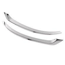 Car Chrome Rear Fog Light Tail Lamp Eyelid Cover Trim for XC90 2016-2020 Accessories