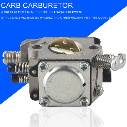 Carburetor For 025 023 021 MS250 MS230 Chainsaw Replace Silver 2