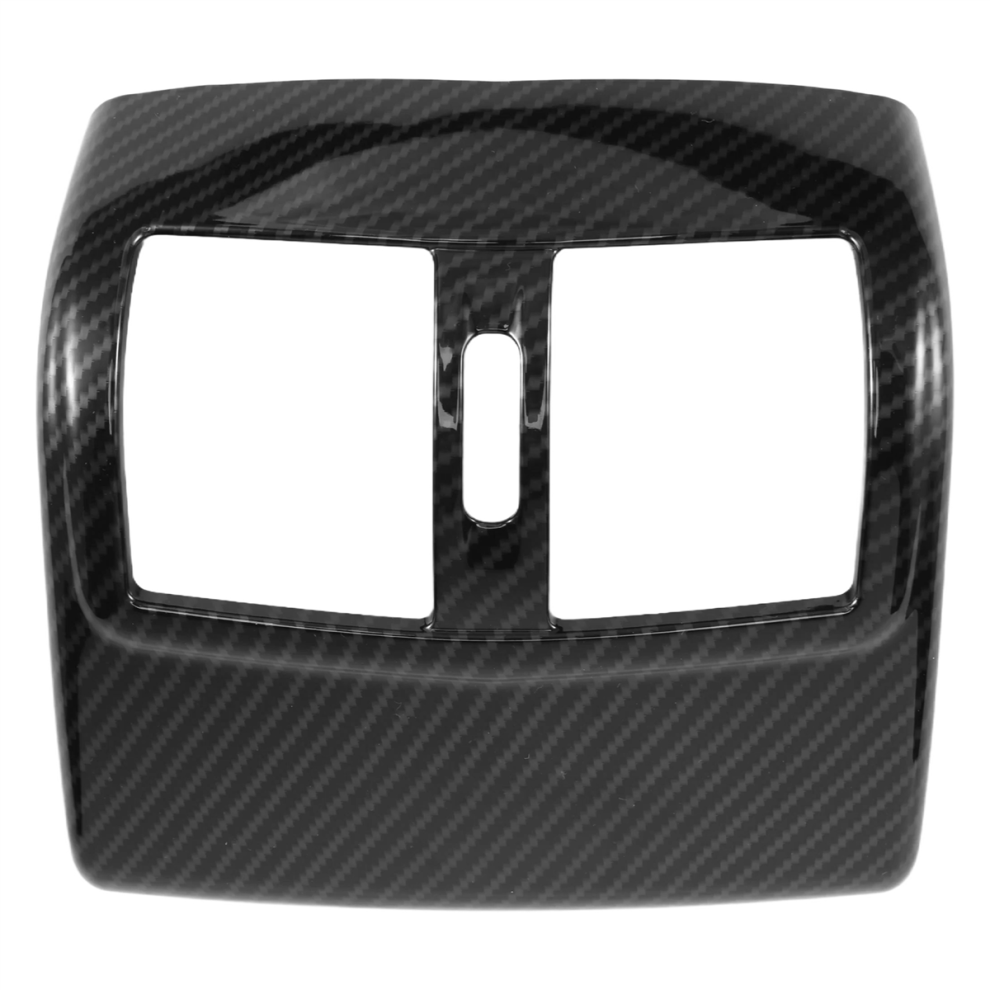 Abs Carbon Fiber Rear Air Condition Outlet Vent Cover Trim Sticker Accessories For W212 E-Class 2012-2015 4851097948470
