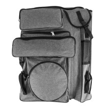 Kunstportfolio-Koffer, 4K Canvas Künstler-Rucksack, wasserdichte Tragetasche zum Organisieren von Zeichenbrett-Skizzierwerkzeugen