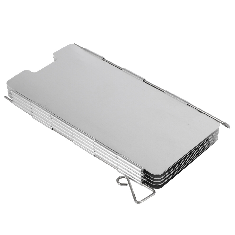 9 Plates Foldable Outdoor Camping Cooking Cooker Gas Stove Wind Shield Screens Windshield-image-OPC-PHNX7NG-NEW