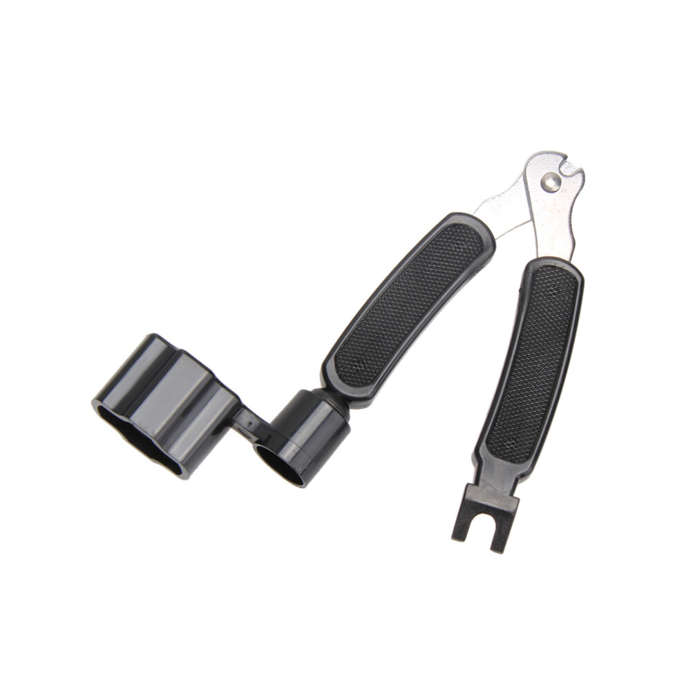 Kopinma Integrated Bridge Pin Puller for Acoustic Instruments Pro Winder String & Cutter Guitar Banjo Mandolin Tool