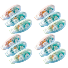 12er-Pack doppelseitige Klebebandrollen, 3 Farben, Scrapbook-Kleber für Scrapbooking Runner