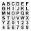 Stencil di lettere per dipingere su legno 36 pezzi e modelli di caratteri numerici riutilizzabili Home 9