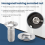 Snowboard Binding Screw Set Include 4 Pieces Mounting Screws and Snowboarding Washers 8