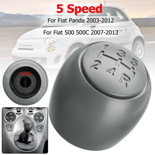 Pomello del cambio a 5 marce per 500, 500C (2007-2013) e Panda (2003-2012) 2