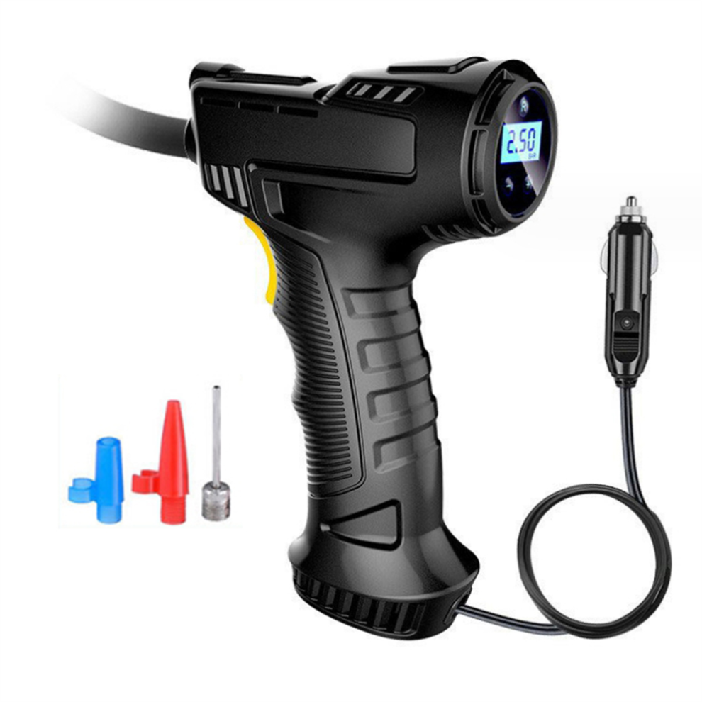 Compresseur d'air portatif, pompe gonflable, gonfleur de pneus portable numérique pour voiture et vélo
