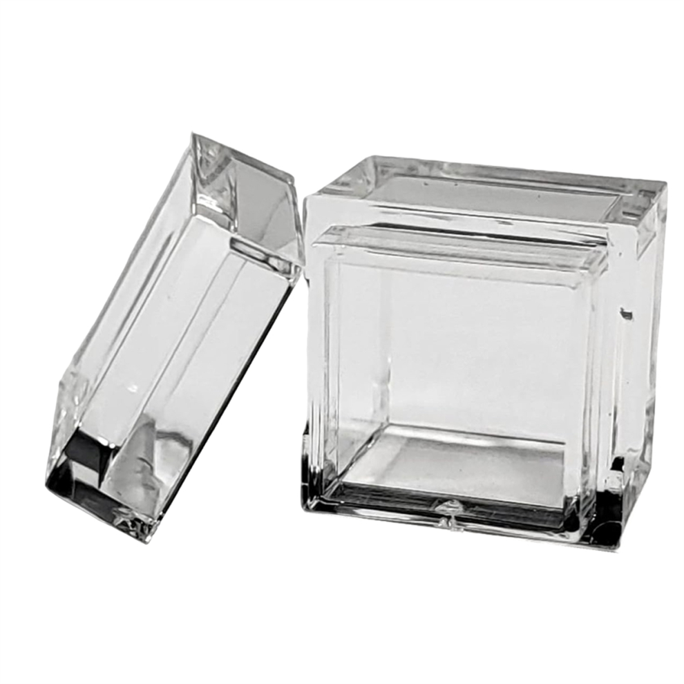 10Pcs Acrylic Box Trays For 0.39Inch 10Mm Elements Cubes Clear Case Periodic Table Bracket Collections 4851097955829