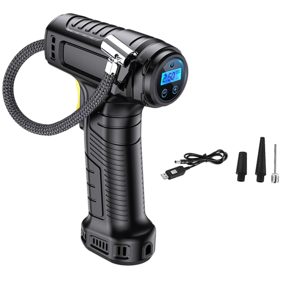 120W Handheld Air Compressor Wireless Digital Inflatable Pump Portable Tire Inflator For Bicycle Balls 4851097958233