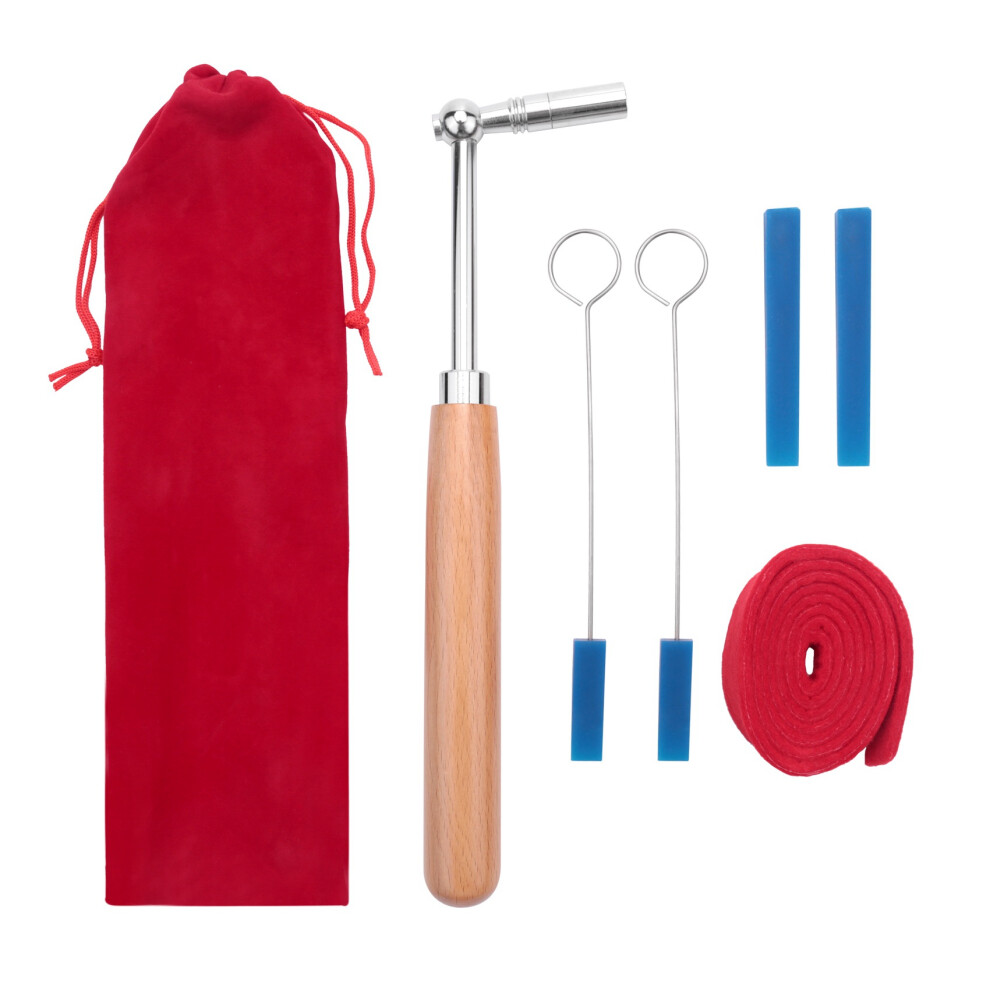 Kit d'outils d'accordage de piano professionnel portable à levier Jujube, avec sourdine et étui, marteau, ensemble de bricolage