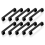 10Pcs Black Handles for Furniture Cabinet Knobs and Kitchen Drawer Pulls 96mm 6