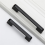 10Pcs Black Handles for Furniture Cabinet Knobs and Kitchen Drawer Pulls 96mm 1