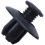 30x 8mm Auto Clips Fit For Front Push-Type Retainer Black 1