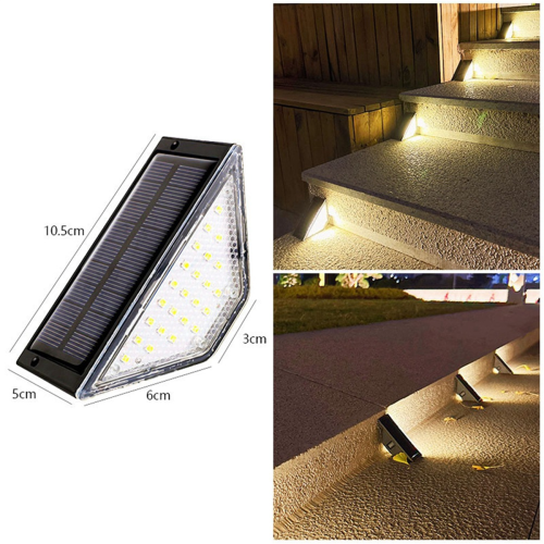 Ηλιακό φως για σκάλα κήπου με LED, αδιάβροχο για περπάτημα σε εξωτερικούς χώρους 2