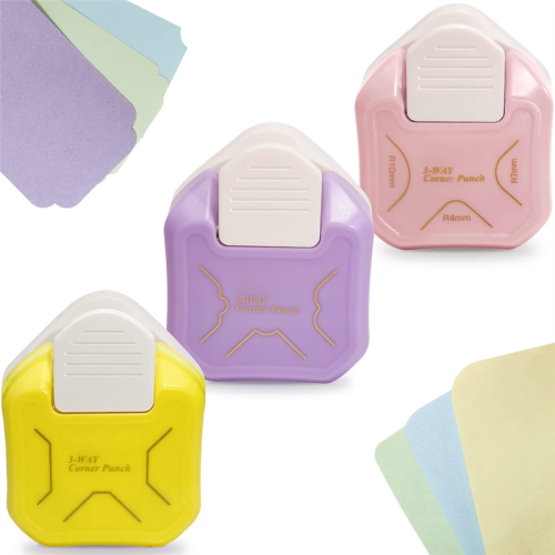 3 Pieces Corner Punch Cutter Pattern for DIY Projects Scrapbooking Photocards Card Making