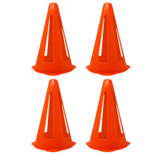 Coni di plastica - Mini sport per esercizi + pratica, flessibili, arancioni, giochi di allenamento, 9 pollici