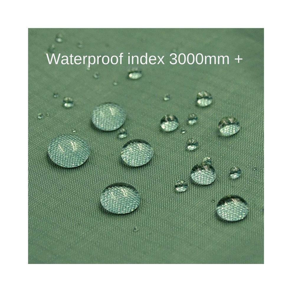 Auvent d'extérieur imperméable, bâche de camping, plage, pare-soleil, abri, tente anti-pluie, kaki, 3 x 4 m