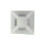 Self-Adhesive Plastic Wire Bundle Holder 3mm Cable Tie Mount Base 100Pcs 4