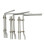 3 PCS Hydraulic U-Cup Seal Twistor Installation Tool Kit Applicable to Internal Flexible 1