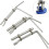 3 PCS Hydraulic U-Cup Seal Twistor Installation Tool Kit Applicable to Internal Flexible 5