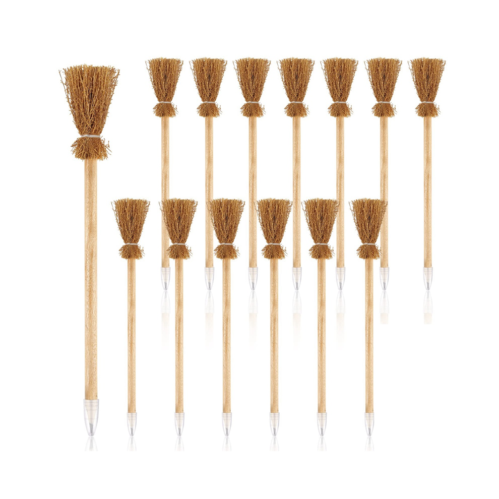 14PCS Witch Broom Stick Pencils Halloween Wizard Wand for Theme Gift Goodie Bag Fillers-image-OPC-PHNXCMJ-NEW