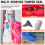 1000 Pcs Plastic Tamper Seals Tags Security Safety Numbered Zip Ties Labels Orange 6