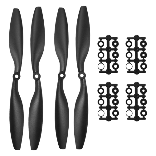 4x 1045 10 polegadas de diâmetro 4,5 passo CW/CCW pás de hélice giratórias para quadricóptero RC