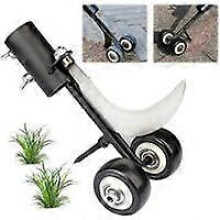 (As show, One size) Manual weeder, Wheeled manual weeder Garden weeder for cleaning between flagstones, blocks, patios