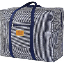 (As show, One size) Storage Bag, (king size) 60*50*30 Oversized Waterproof Storage Bag with Strong Handle, Seasonal Clothes, Quilt Bag, Bedding, Moving Bag