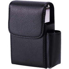 (As show, One size) Cigarette Pack Case, Lighter Cigarette Box Stylish Cigarette Holder Cigarette Box for Men and Women Unisex