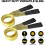 (As show, One size) 2 Pack 1m Heavy Duty Polyester Lifting Straps, 9000lbs Max Breaking Strength 2