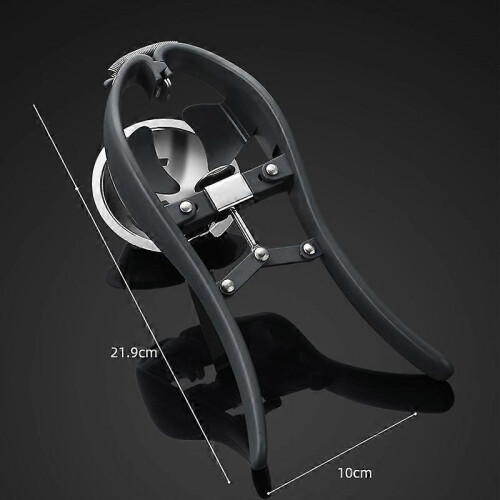 (As show, One size) Manual Stainless Steel Egg Opener Tool, Multi-Function Egg Yolk Separator Egg Shell Cutter, Cracking Scissors 2