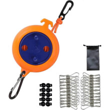 (As show, One size) camping retractable clothesline