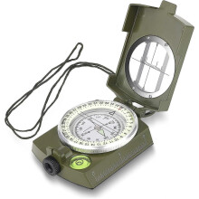 (As show, One size) Waterproof hiking compass, perfect for camping, hiking and other activities.