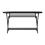 Garden Sanctuary 140x80CM Black Oval Glass Folding Table 3