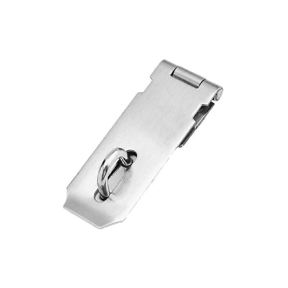 (As Show, One Size) Security Lock Device, Stainless Steel Padlock Hasp, Stainless Steel Door Lock Hasp With Screws, For Garage Garden Door Window Cabi 4704245269333